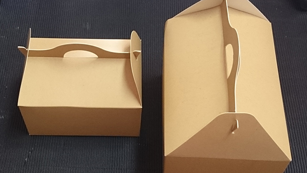 Хартиени куфарчета - кутии за транспортиране на храна