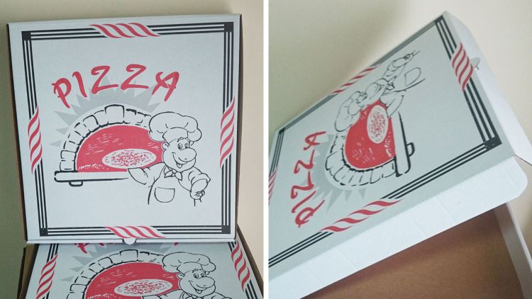 кутии за пица бели от микровелпапе