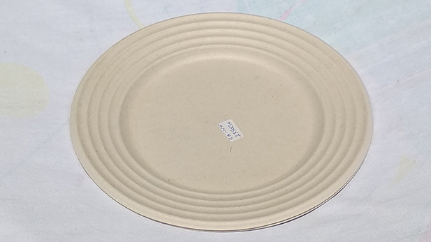 Βιοδιασπώμενα πιάτα με διάμετρο 23 cm