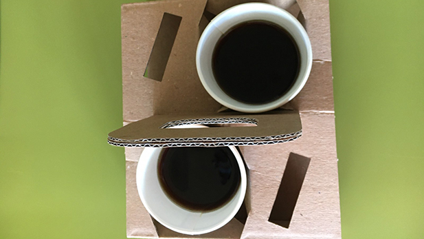 Take-out ποτηροθήκες χάρτινες για καφέ