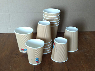 Bamboo and ripple coffee cups