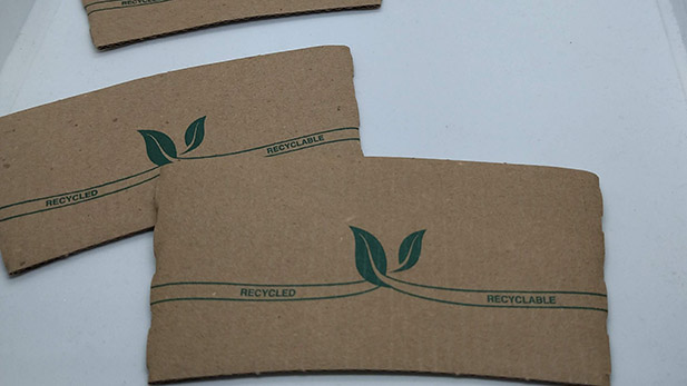 Χάρτινα ανακυκλώσιμα sleeves για ποτηράκια καφέ