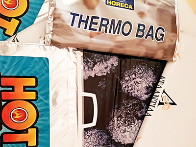 Isothermal bags, cold and hot bags