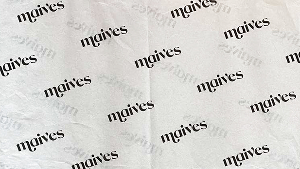 Branded wrapping tissue paper