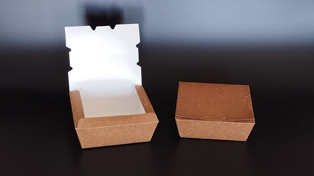 Χάρτινα κουτιά για φαγητό με καπάκι