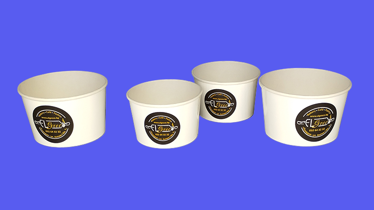 чаши за сладолед с лого печат 