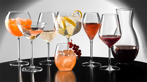 Ποτήρια για κρασί και κοκτέιλ, ποτήρια πλαστικά ανακυκλώσιμα