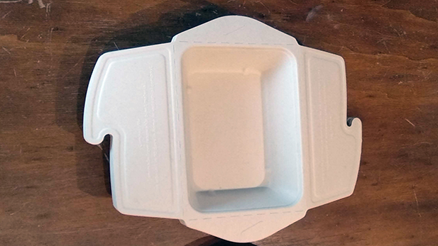 100% Biodegradable Sugarcane delivery and catering containers