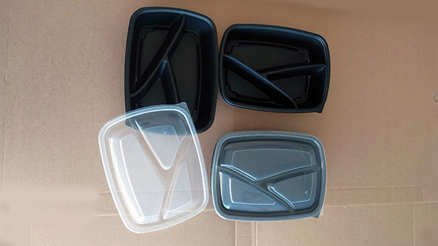 Reusable PP containers-boxes for hot and overheated food