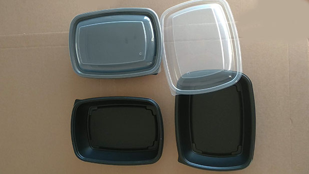 Опаковка за бързо хранене от напълно рециклируем PP.