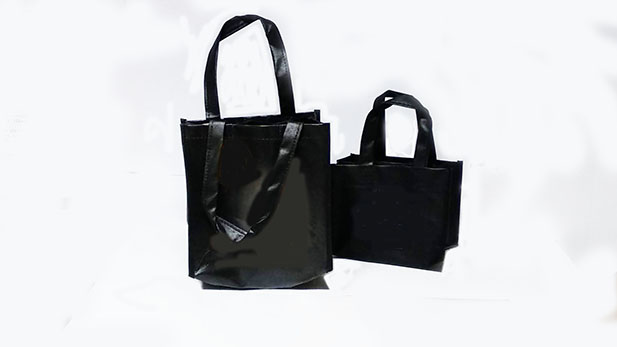 Non-woven polypropylene bags for one to six bottles of wine