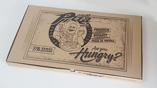 Recycle Branded E-Flute Paper Corrugated Pizza Boxes
