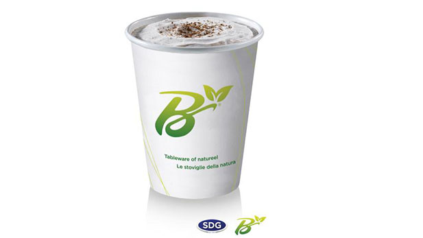 Biodegradable and compostable paper cups