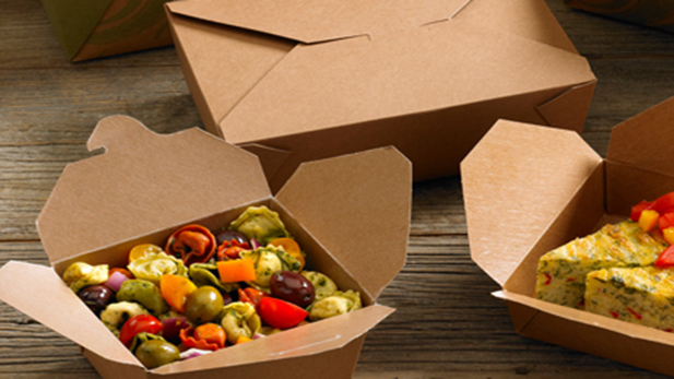 Kraft Cardboard Take Away Food boxes