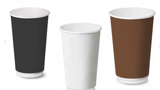 SW Black, white and brown paper cups