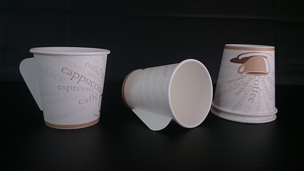 paper cups with handle