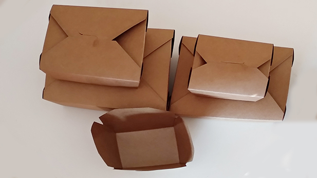 Kraft Cardboard Take Away Food Packaging