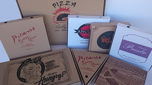  Кутии за пица с фирмен печат