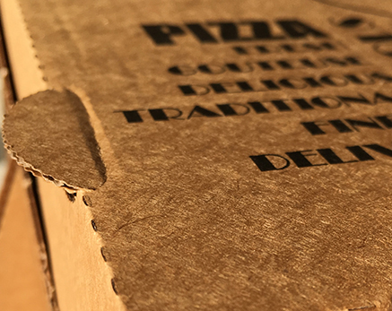 Recycle E- Flute Paper Corrugated Pizza Boxes