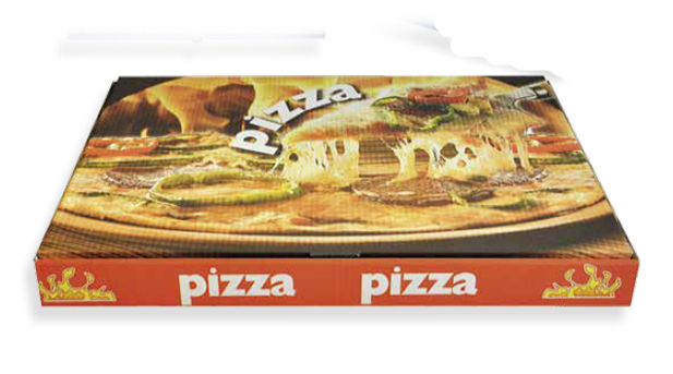 Rectangular certified pizza boxes
