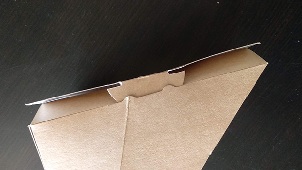 Kraft Cardboard Take Away Toast Packaging