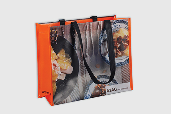 Custom printed Non Woven luxury polypropylene bags with lamination