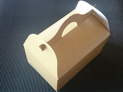 Breakfast paper container
