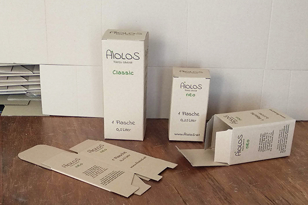 Paper branded storage boxes