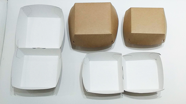  Cardboard Burger Containers