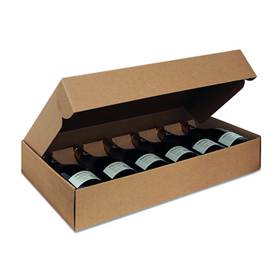 Κουτιά για έξι φιάλες κρασιού