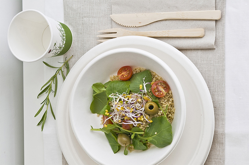 PULP биоразградими кръгли, квадратни и овални чинии