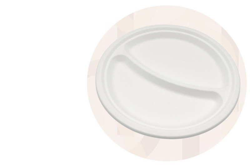 PULP биоразградими кръгли и квадратни чинии