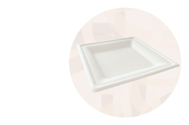 PULP биоразградими кръгли и квадратни чинии