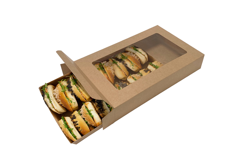 Биоразградими картонени тави за транспортиране на храна