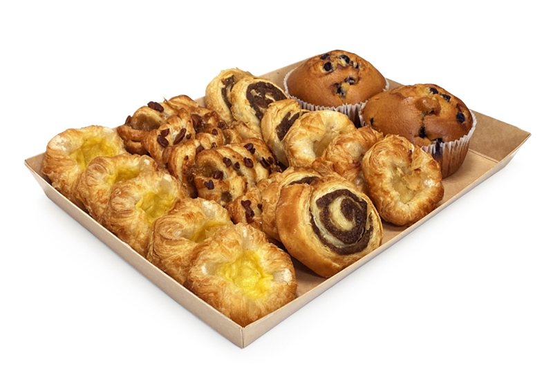 Биоразградими картонени тави за транспортиране на храна