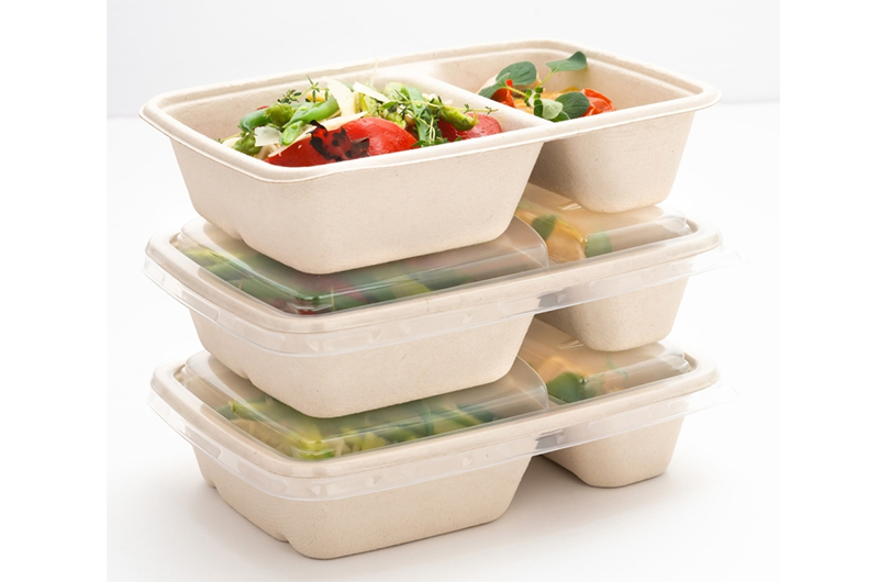 Правоъгълни биоразградими контейнери за храна