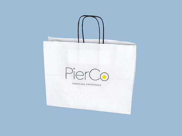 Брандирани крафт торбички с усукани или плоски дръжки