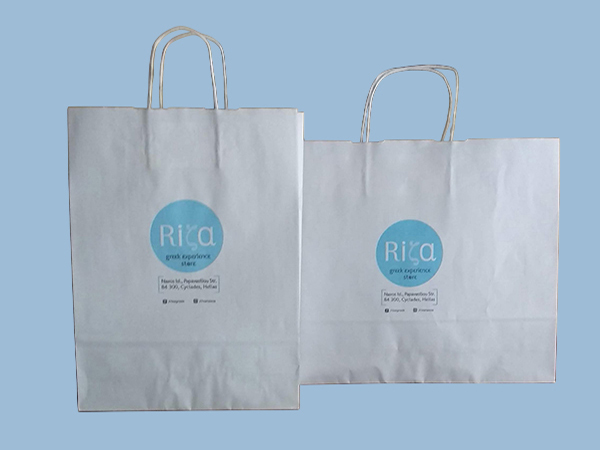 Брандирани крафт торбички с усукани или плоски дръжки