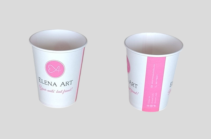 Картонени чаши с печат