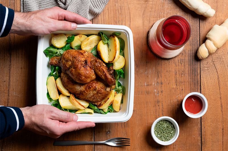 Биоразградими чаши за сосове и дресинги