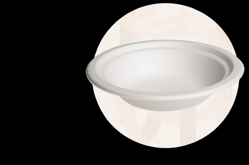 PULP biodegradable round, square and oval plates