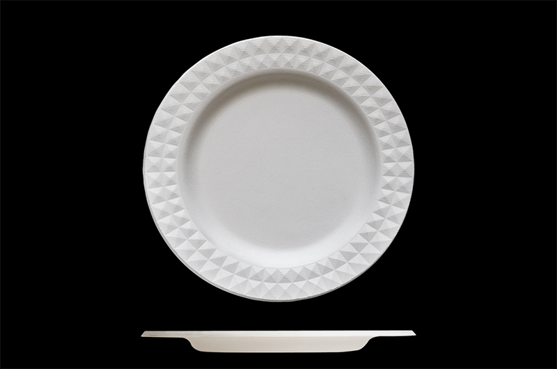 PULP biodegradable round, square and oval plates