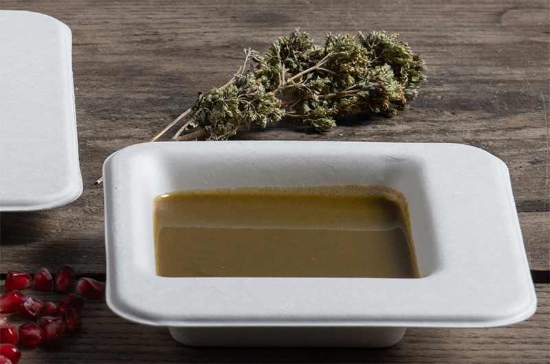 PULP biodegradable round, square and oval plates