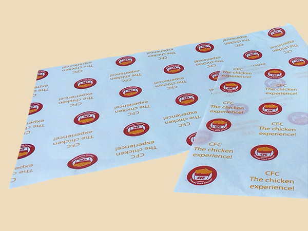 Wrapping paper for sandwiches - burgers