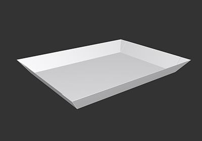 Fried food trays with printing