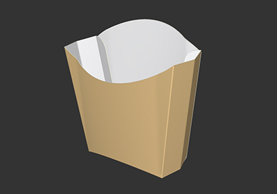 French fries paper cases