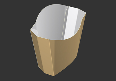 French fries paper cases