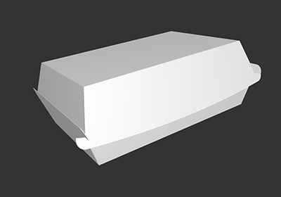 Burger branded boxes