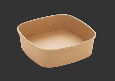 Printed cardboard salad & soup bowls