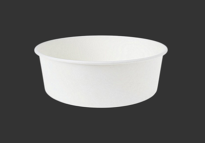 Printed cardboard salad & soup bowls